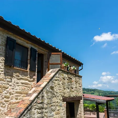In Hilly Area In Gubbio With Pool *